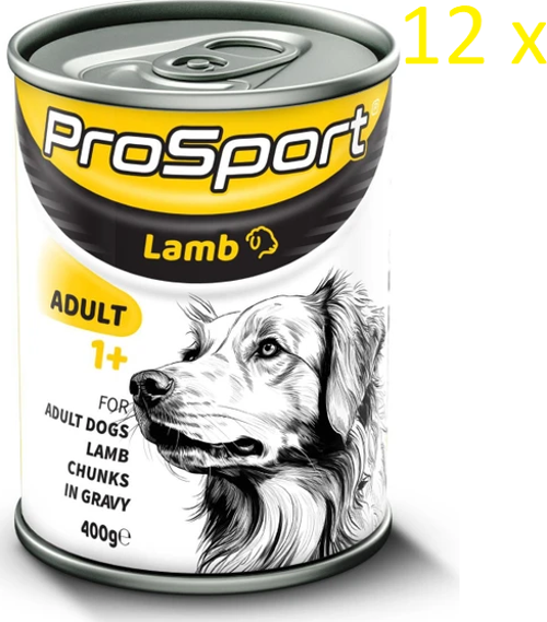 Pro Sport Prosport Kuzulu Yetişkin Köpek Konservesi 400 gr 12 Adet