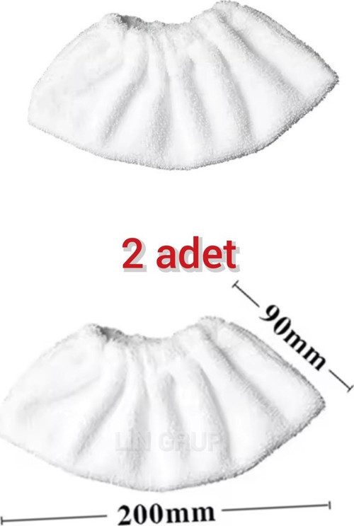 Mogotech Mg-101 Çok Fonksiyonlu Buharlı Temizlik Makinası Yedek Mikrofiber Mop Bezi 2 Adet
