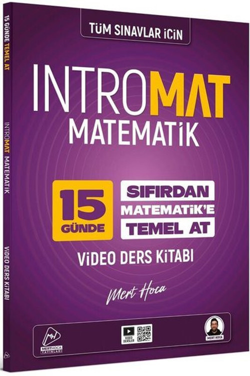 Tüm Sınavlar İçin IntroMat Matematik Video Ders Kitabı Mert Hoca