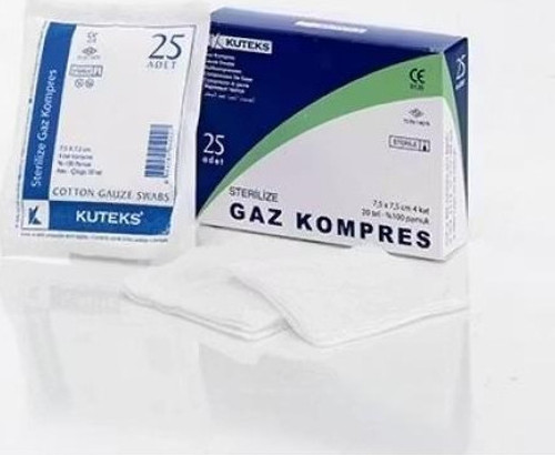GAZ KOMPRES 7.5*7.5 25'Lİ