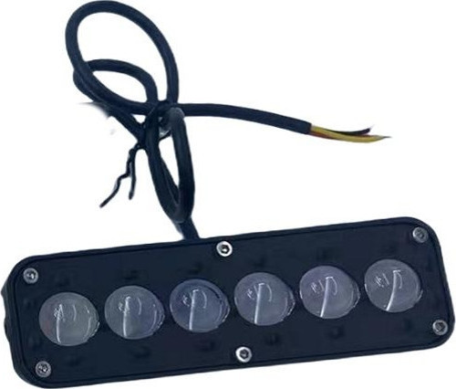 Life Offroad sis lambası 2 x4 x 13,5cm beyaz-sarı gündüz ledi kırmızı / LASS385