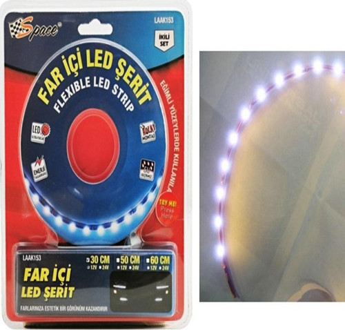 Space Far İçi Led Şerit Beyaz / LAAK153-30-12