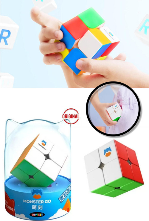Gan Cube MG 2x2 Zeka Küpü Profesyonel Speed Cube Premium Standart Model 3183