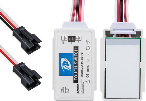 TEK TUŞLU LED ŞERİT DOKUNMATİK KONTROL BUTONU (AKILLI AYNA MODÜLÜ) LTZN-01D-FC