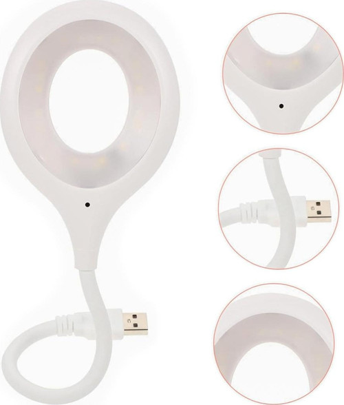 PORTATİF AKROBATİK 20 SMD LEDLİ USB GECE KİTAP OKUMA ÇALIŞMA LAMBASI (POWERBANK UYUMLU)