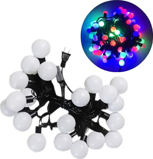 LD-0013RGB ANİMASYONLU 4.5 METRE EKLENEBİLİR RGB TOP YILBAŞI LED IŞIK