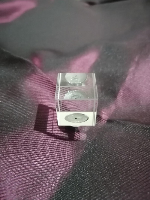 20mm Küp(1ADET) Kristal Krom Düğme Mobilya Kulp