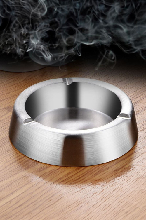 Çelik 12,5 cm Kafe Restaurant Lokanta Yuvarlak Kül Tablası Küllük mt170by
