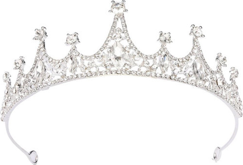 Taşlı Kraliçe Gelinlik Tacı Kına Düğün Tacı Taç ek65