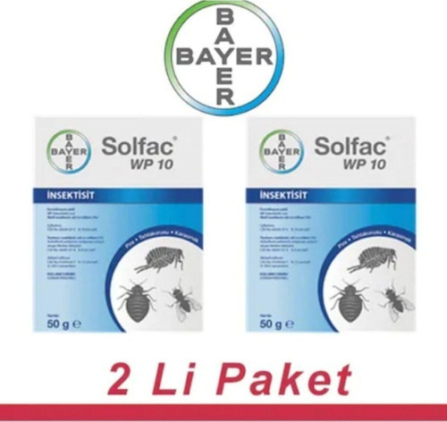 Solfac Wp 10 Genel Haşere Ilacı 2 X 50 G