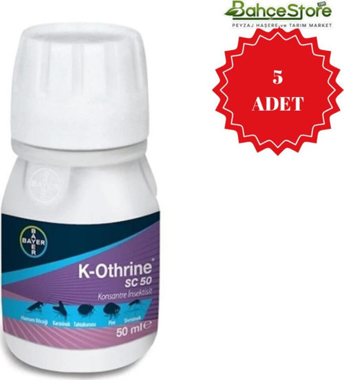 K-othrine Sc50 Haşere İlacı 50 ml. 5 Adet