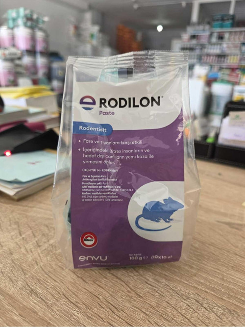 Envu Rodilon Paste 100 Gr (10×10 Gr) – Fare Yemi ve Kovucu – Hızlı ve Etkili Fare Kontrolü