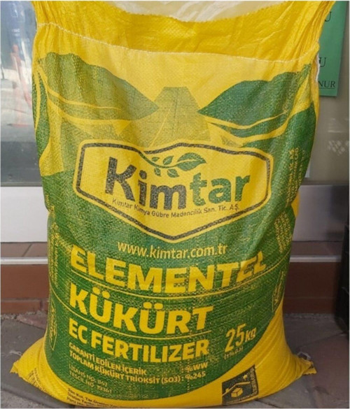 Elementel Kükürt 25 Kg