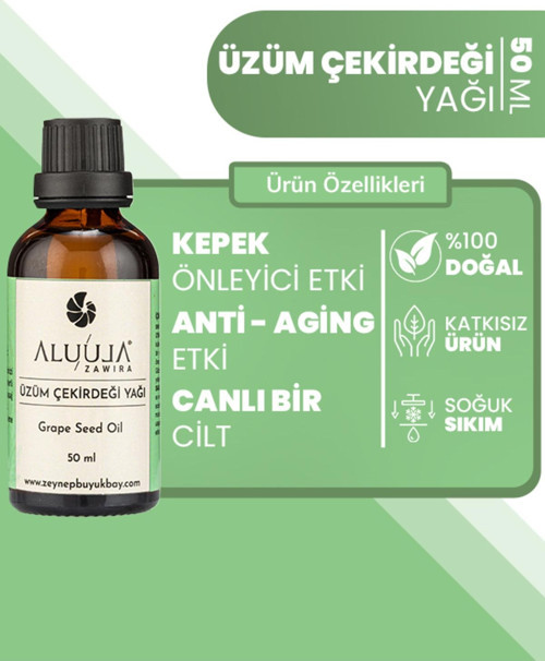 Üzüm Çekirdeği Yağı 50 Ml