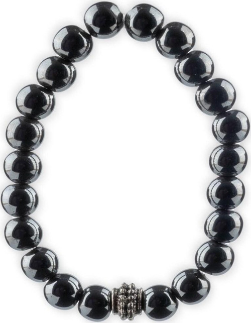 Hematit Doğal Taş Bileklik (8mm Küre Kesim)