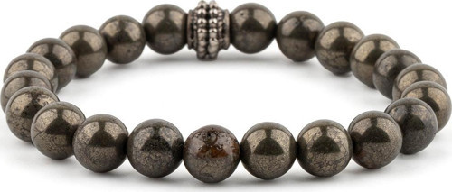 Pirit Doğal Taş Bileklik (8mm Kesme)