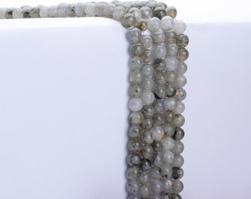 Labradorit Doğal Taş Dizi (6mm Küre Kesim)