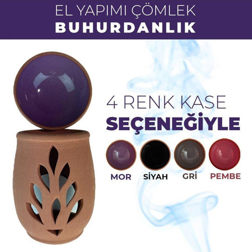 El Yapımı Çömlek Buhurdanlık