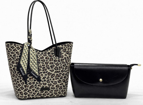 Kadın Çanta Nubuk Leopar 26763