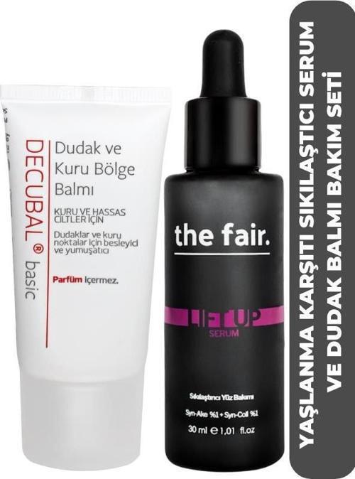 Lift-Up Now Sıkılaştırıcı Yaşlanma Karşıtı Peptit Serum ve Decubal Dudak ve Kuru Bölge Balmı