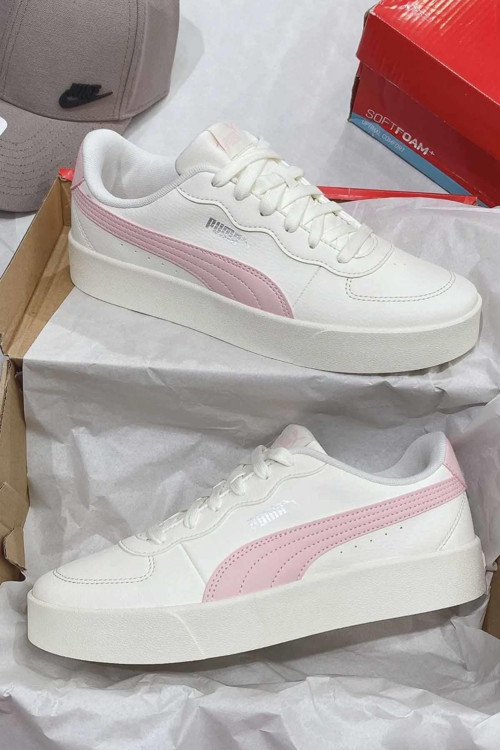Kadın Snekars Yüksek Taban Spor Ayakkabı Kadın Sneaker Ayakkabı 380147-05-2 Bej