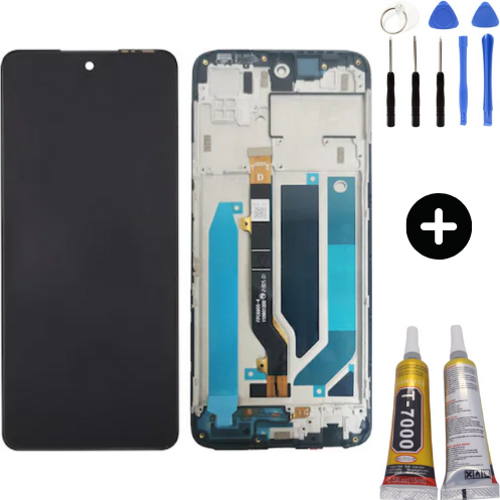 Tecno Camon 18 CH6 CH6n Uyumlu Çıtalı Lcd Ekran Dokunmatik + Montaj Seti