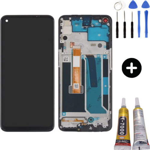 Oneplus Nord N10 5G BE2028 Uyumlu Çıtalı OLED Lcd Ekran Dokunmatik + Montaj Seti