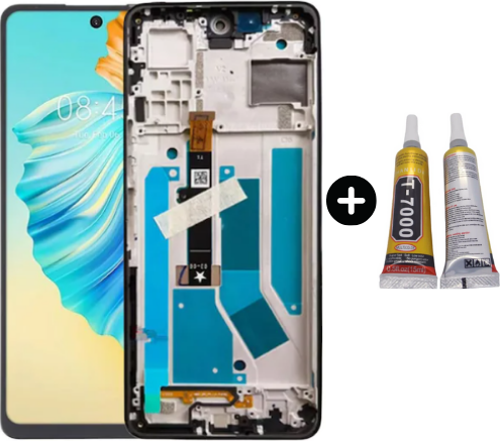 Tecno Camon 19 Pro CI8 Uyumlu Çıtalı Servis Lcd Ekran Dokunmatik + B7000