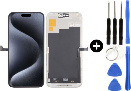 iPhone 15 Pro Max Uyumlu HK Lcd Dokunmatik Ekran + Tamir Seti