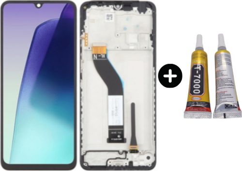 Xiaomi Redmi 14C Uyumlu Çıtalı OLED Lcd Ekran Dokunmatik + B7000