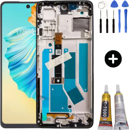 Tecno Camon 19 Pro CI8 Uyumlu Çıtalı HK Lcd Ekran Dokunmatik + Montaj Seti