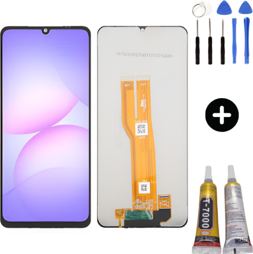 Samsung A07 SM-A075F Uyumlu Lcd Ekran Dokunmatik + Montaj Seti