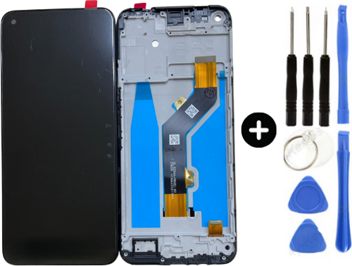 Tecno Spark 7 Pro KF8 Uyumlu Çıtalı A Kalite Lcd Ekran Dokunmatik + Tamir Seti