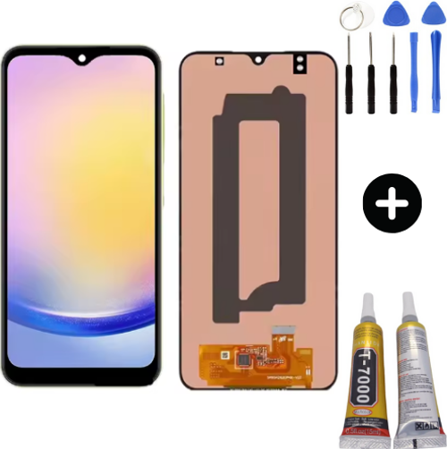 Samsung A25 SM-A256e Uyumlu Lcd Ekran Dokunmatik + Montaj Seti