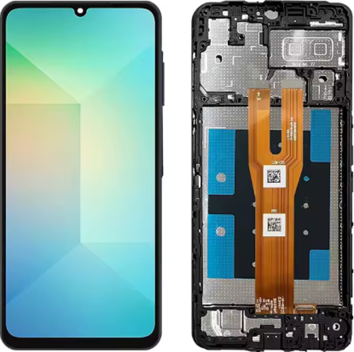 Samsung A06 SM-A065F Uyumlu Çıtalı Servis Lcd Ekran Dokunmatik
