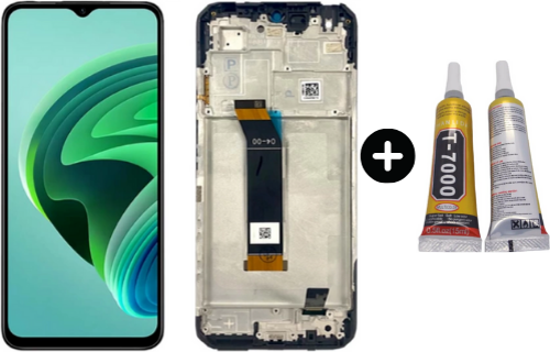 Xiaomi Redmi Note 11E Uyumlu Çıtalı HK Lcd Ekran Dokunmatik 22041219C + B7000