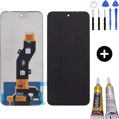 Tecno Spark 30C Uyumlu Servis Lcd Ekran Dokunmatik + Montaj Seti