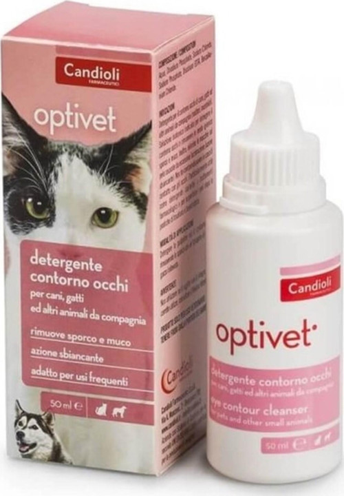 Candioli Optivet Kedi Ve Köpek Göz Temizleme Losyonu 50 Ml