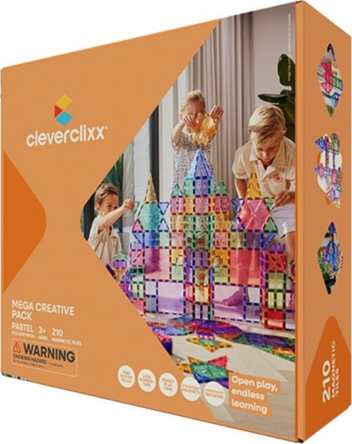 Mega Creative Pack Manyetik Bloklar, Pastel 210 Parça