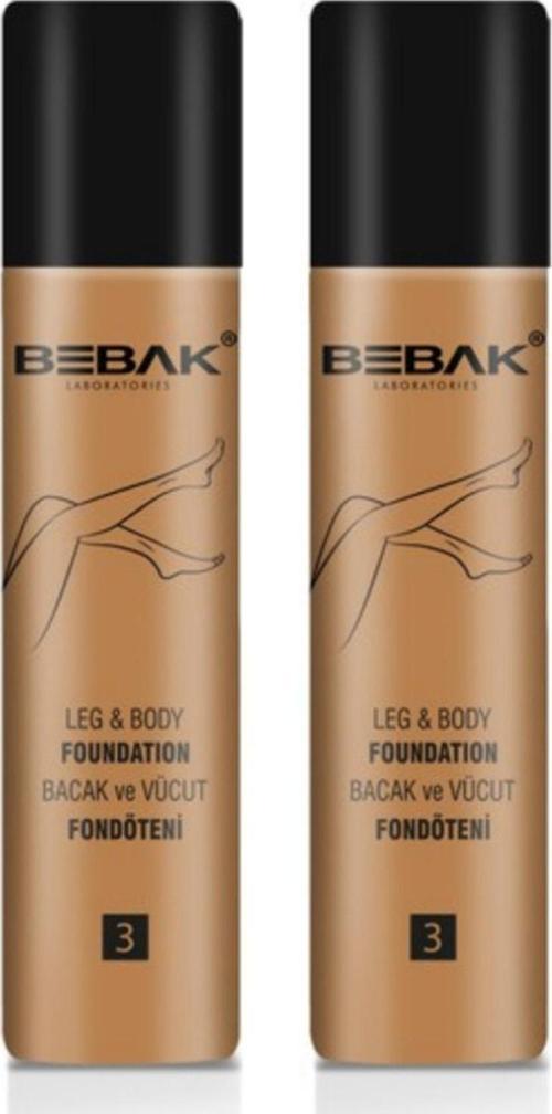 Bacak Fondöteni 3 Numara Tan 75 Ml 2 Adet