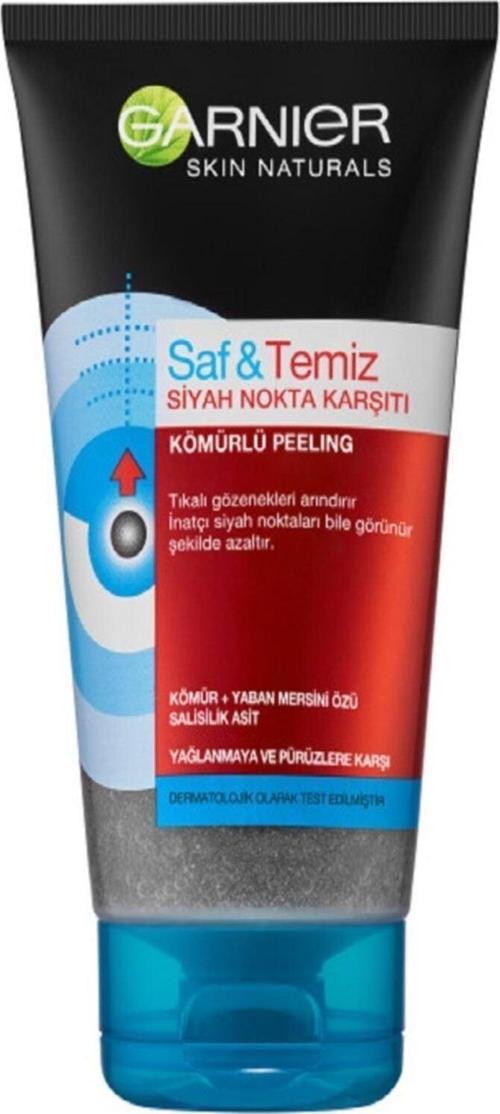 Saf & Temiz Siyah Nokta Karşıtı Kömürlü Peeling 150ml