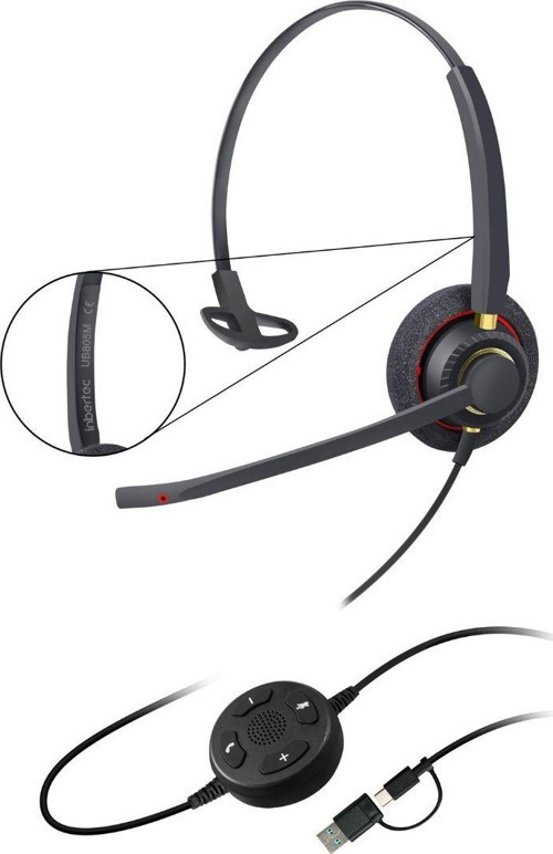 UB805M Professional Mono Çağrı Merkezi Kulaklığı