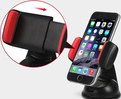 Araç İçi Torpido ve Cam Vakumlu Kısa Boy Telefon Tutucu