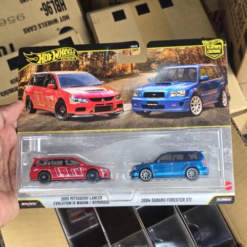 Premium Mitsubishi Lancer Evo IX Wagon 2005 – Subaru Forester STI 2004 2’li Set
