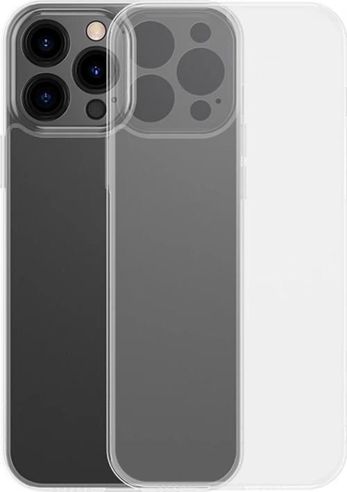 Baseus Frosted Glass iPhone 13 Pro Max 6.7inch Shockproof Koruyucu Kılıf-(5775)