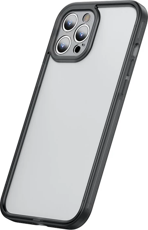 Baseus iPhone 12 Pro 6.1 Kamera Lens Koruyuculu Frame Kılıf-(5775)