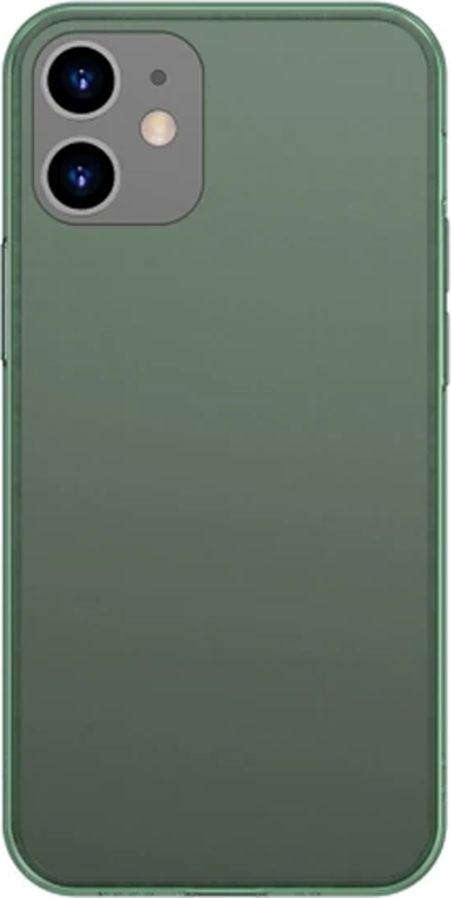 Baseus Frosted Glass iPhone 12 -12 Pro 6.1inch Shockproof Koruyucu Kılıf-(5775)