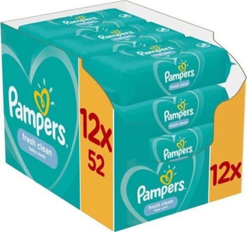 Pampers Baby Islak Havlu Fresh Clean 52li*12 Adet