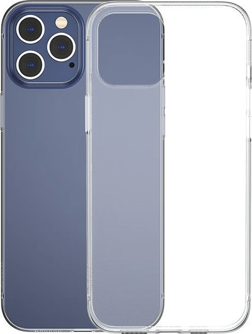 Baseus Simple Case İPhone 12 Pro 6.1 İnce Şeffaf Silikon Kılıf-(5775)