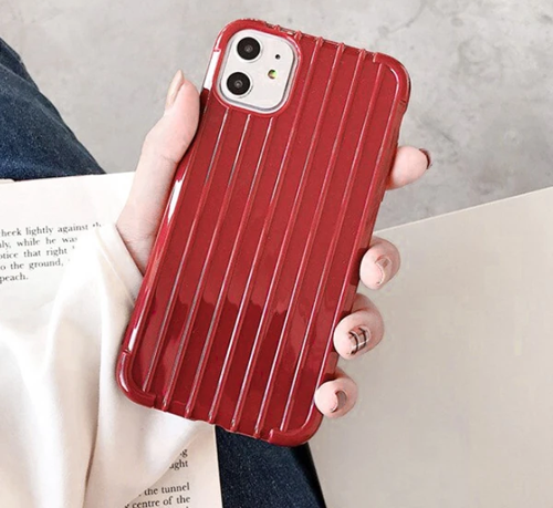 Ally İPhone 11 6.1 İnch Trunk Lines ince Soft Silikon Kılıf-(5775)